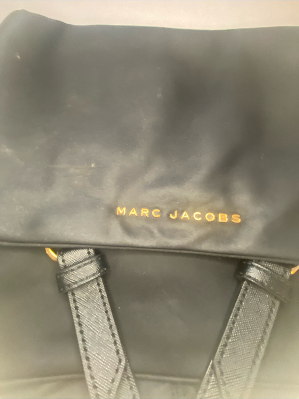 Marc Jacobs Black Crossbody with Gold Logo Accent - Picture 2 of 11